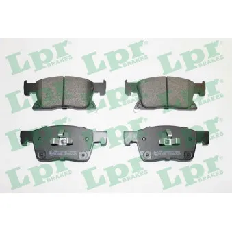 Jeu de 4 plaquettes de frein avant LPR 05P2129
