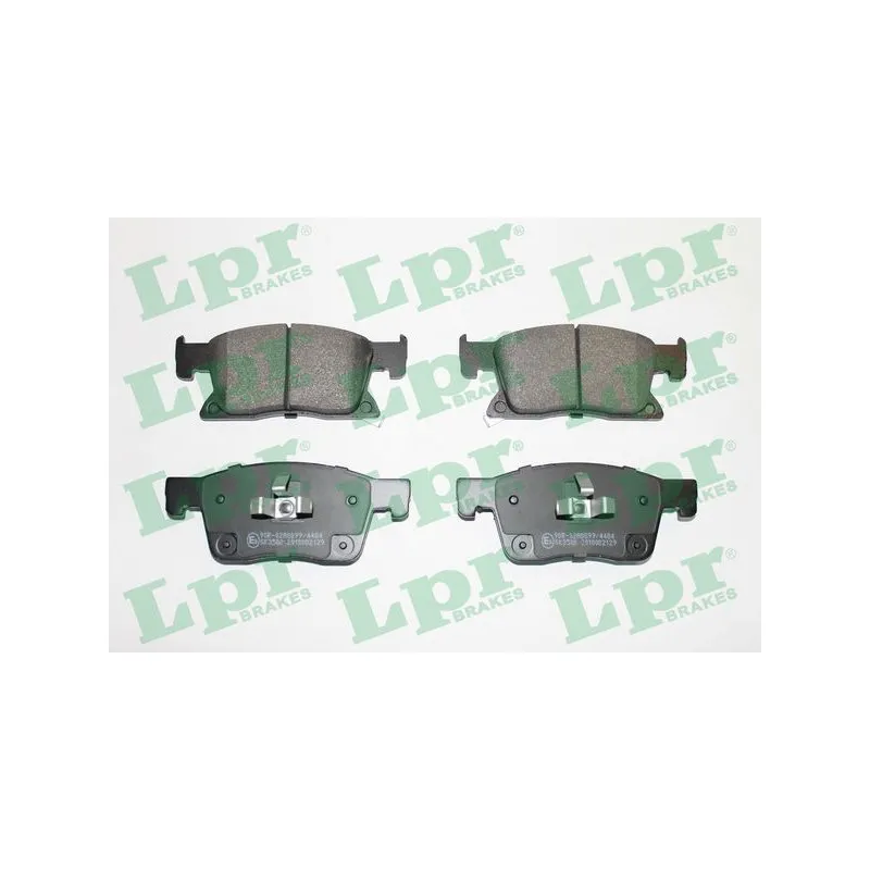 Jeu de 4 plaquettes de frein avant LPR 05P2129