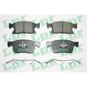 Jeu de 4 plaquettes de frein avant LPR 05P2129K