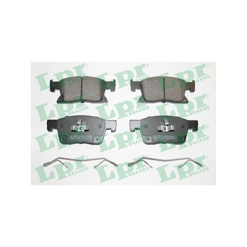 Jeu de 4 plaquettes de frein avant LPR 05P2129K