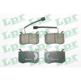 Jeu de 4 plaquettes de frein avant LPR 05P2134