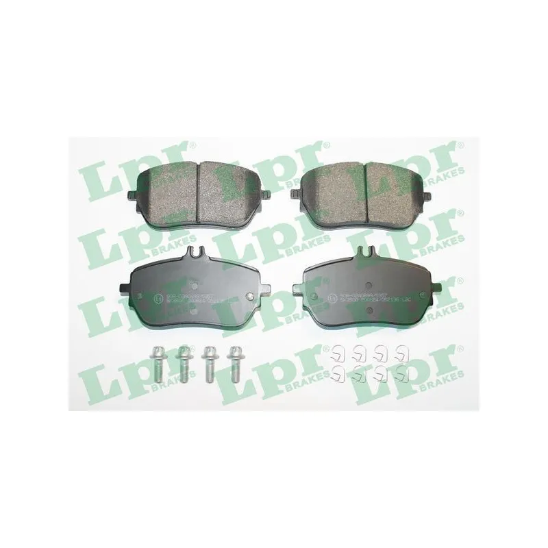 Jeu de 4 plaquettes de frein avant LPR 05P2136