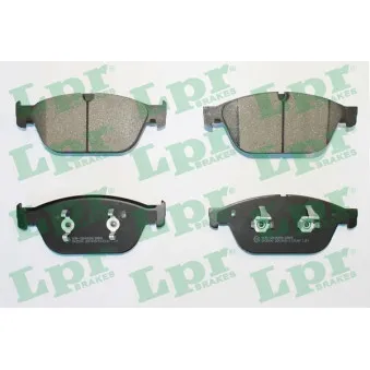 Jeu de 4 plaquettes de frein avant LPR 05P2140