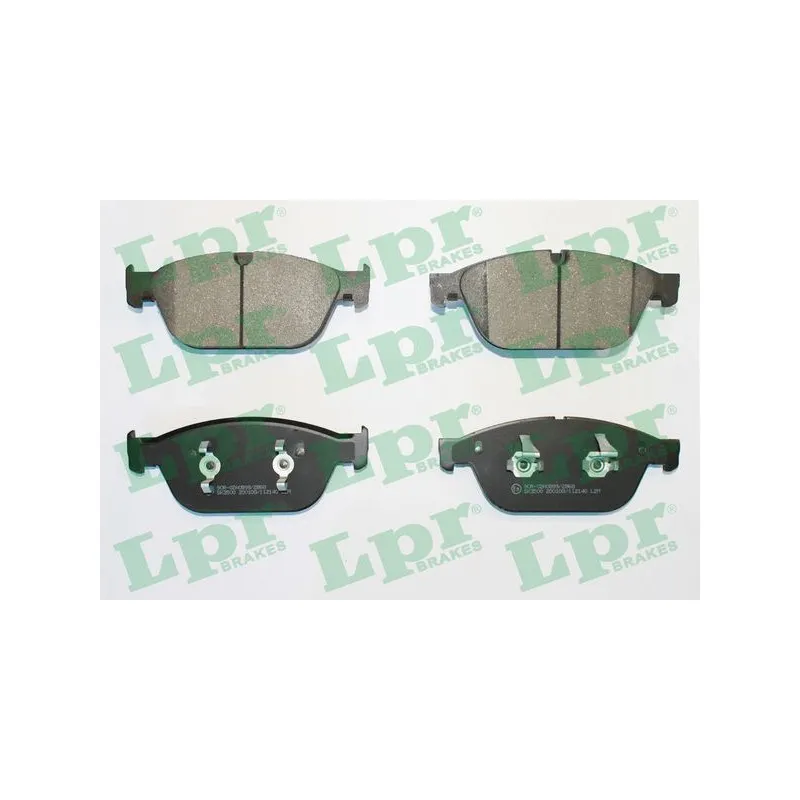 Jeu de 4 plaquettes de frein avant LPR 05P2140