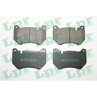 Jeu de 4 plaquettes de frein avant LPR 05P2145