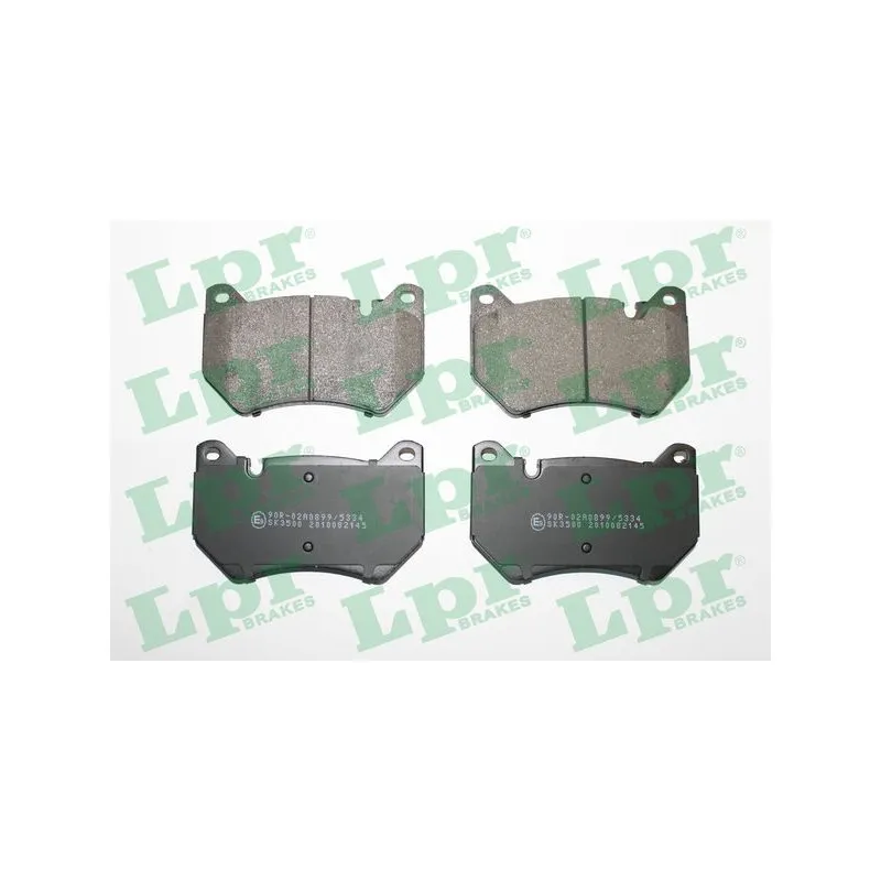 Jeu de 4 plaquettes de frein avant LPR 05P2145