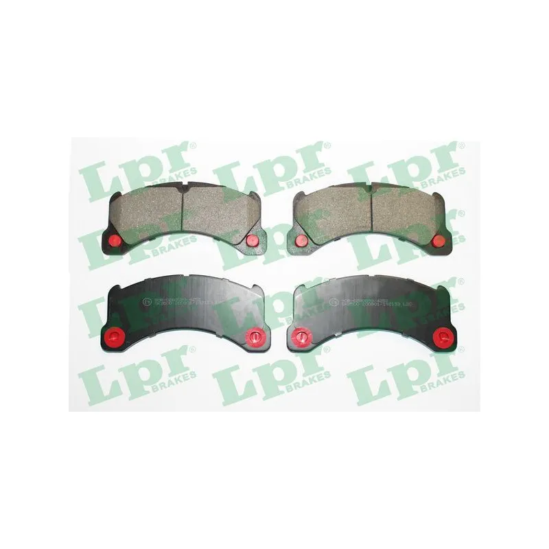 Jeu de 4 plaquettes de frein avant LPR 05P2153