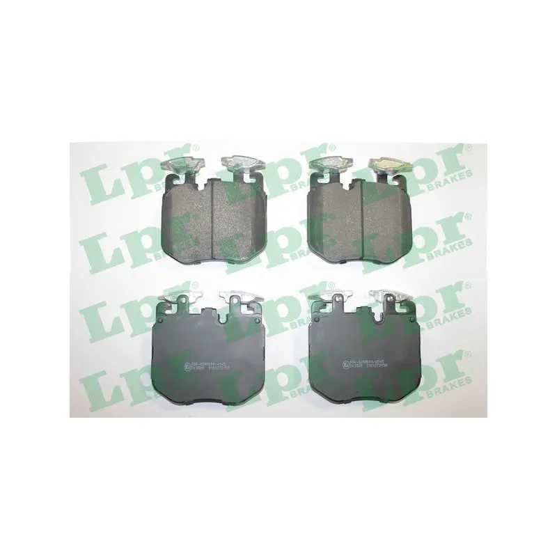 Jeu de 4 plaquettes de frein avant LPR 05P2158