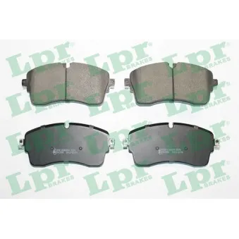 Jeu de 4 plaquettes de frein avant LPR 05P2174