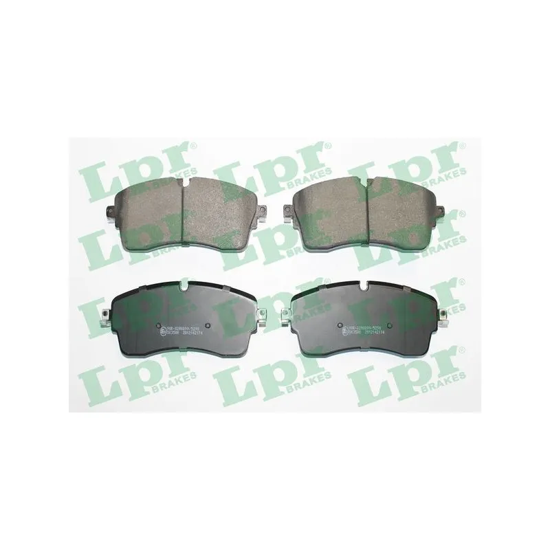 Jeu de 4 plaquettes de frein avant LPR 05P2174