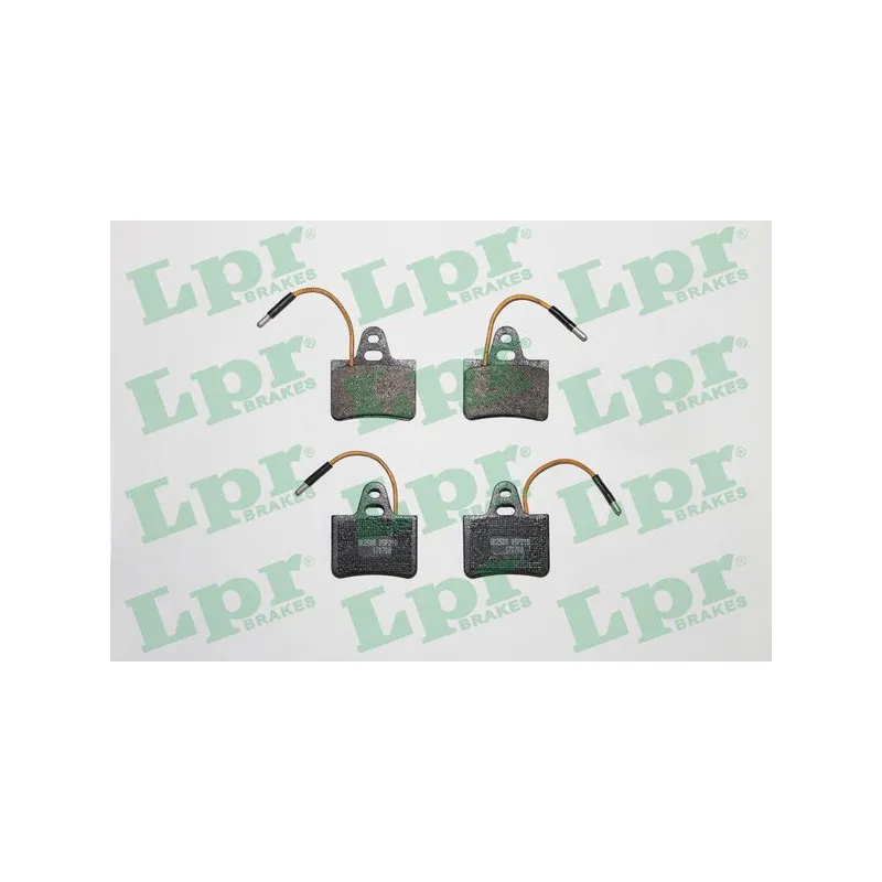 Jeu de 4 plaquettes de frein arrière LPR 05P218