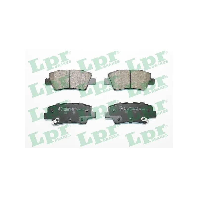 Jeu de 4 plaquettes de frein arrière LPR 05P2181