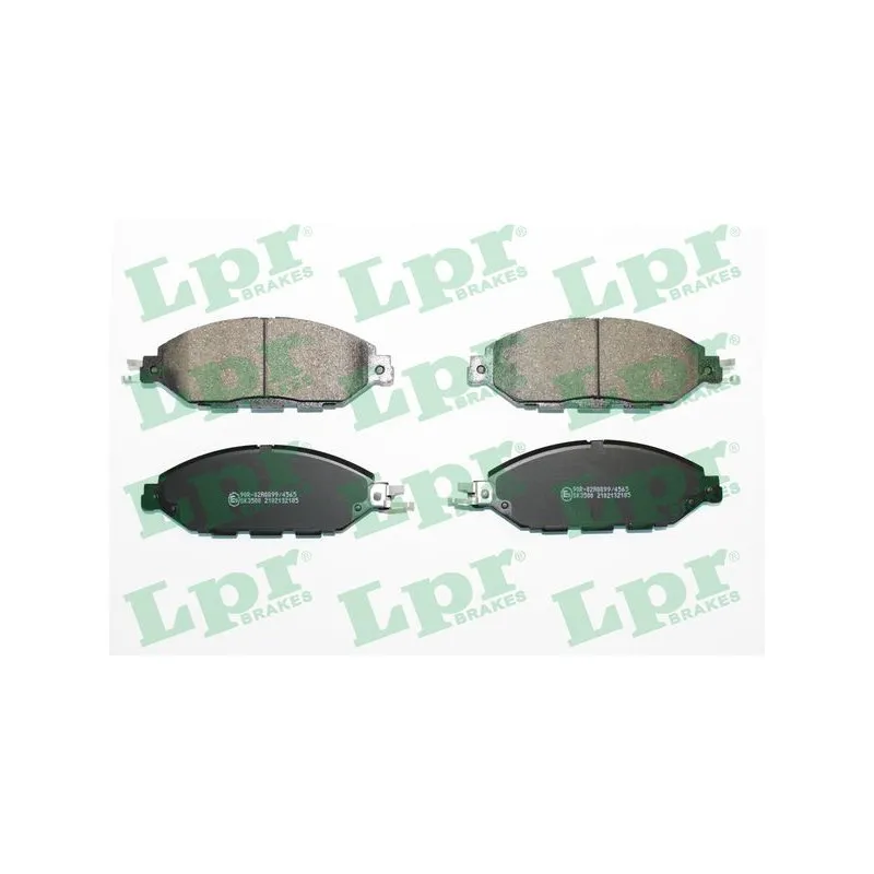 Jeu de 4 plaquettes de frein avant LPR 05P2185