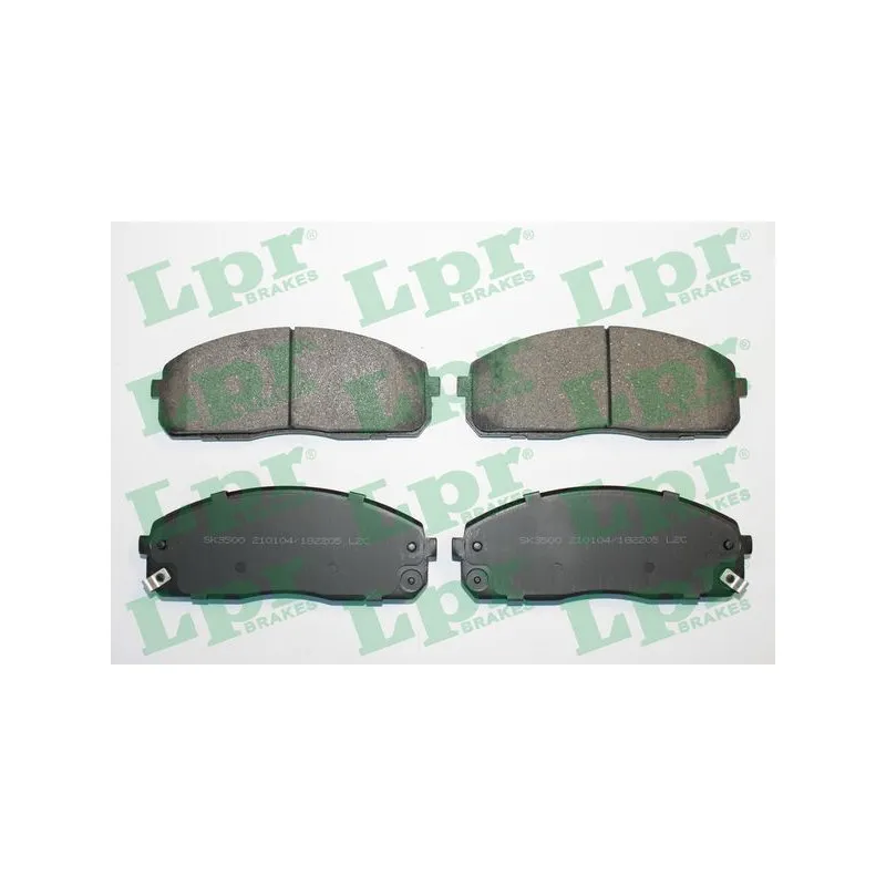 Jeu de 4 plaquettes de frein avant LPR 05P2205