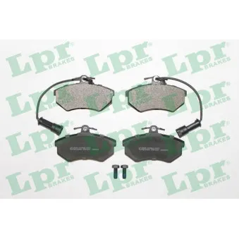 Jeu de 4 plaquettes de frein avant LPR 05P221