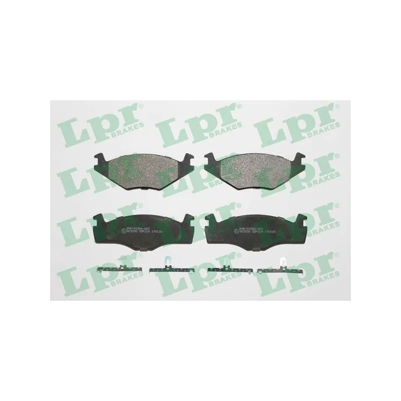 Jeu de 4 plaquettes de frein avant LPR 05P224