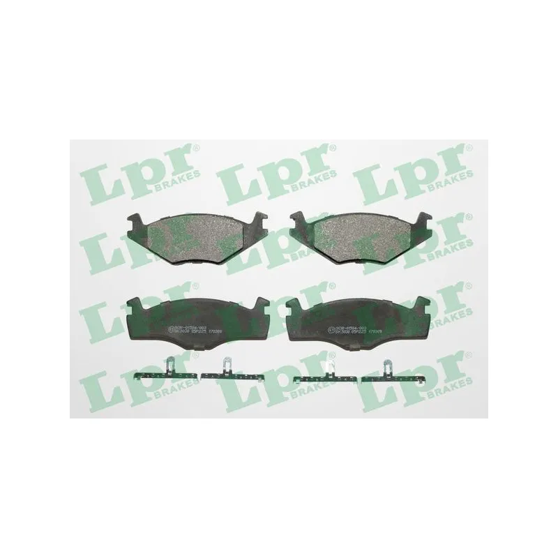 Jeu de 4 plaquettes de frein avant LPR 05P225