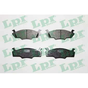 Jeu de 4 plaquettes de frein avant LPR 05P226