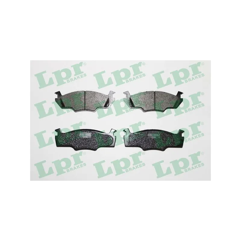 Jeu de 4 plaquettes de frein avant LPR 05P226
