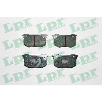 Jeu de 4 plaquettes de frein avant LPR 05P229
