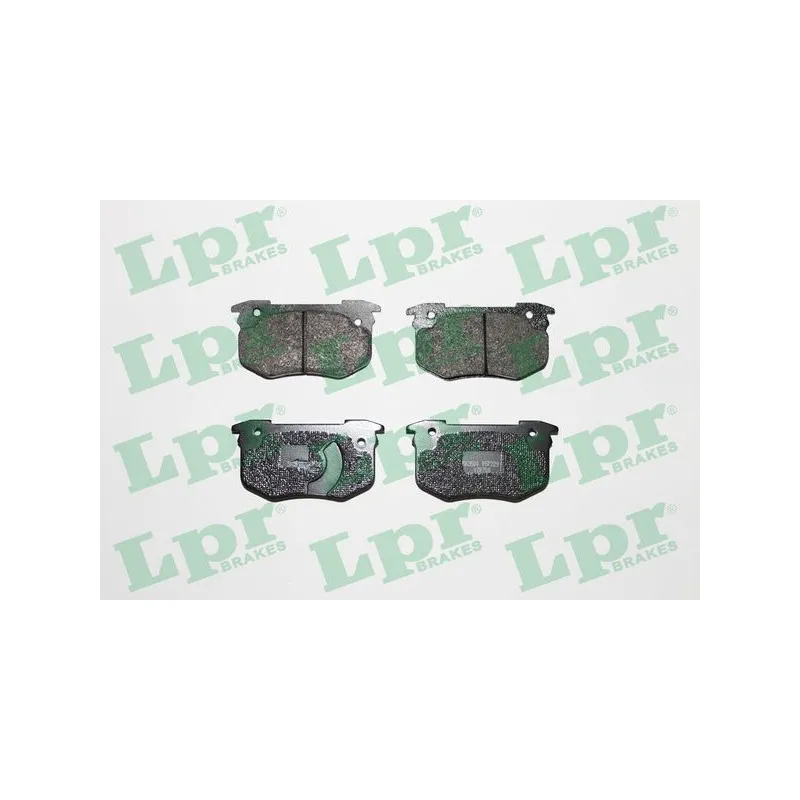 Jeu de 4 plaquettes de frein avant LPR 05P229