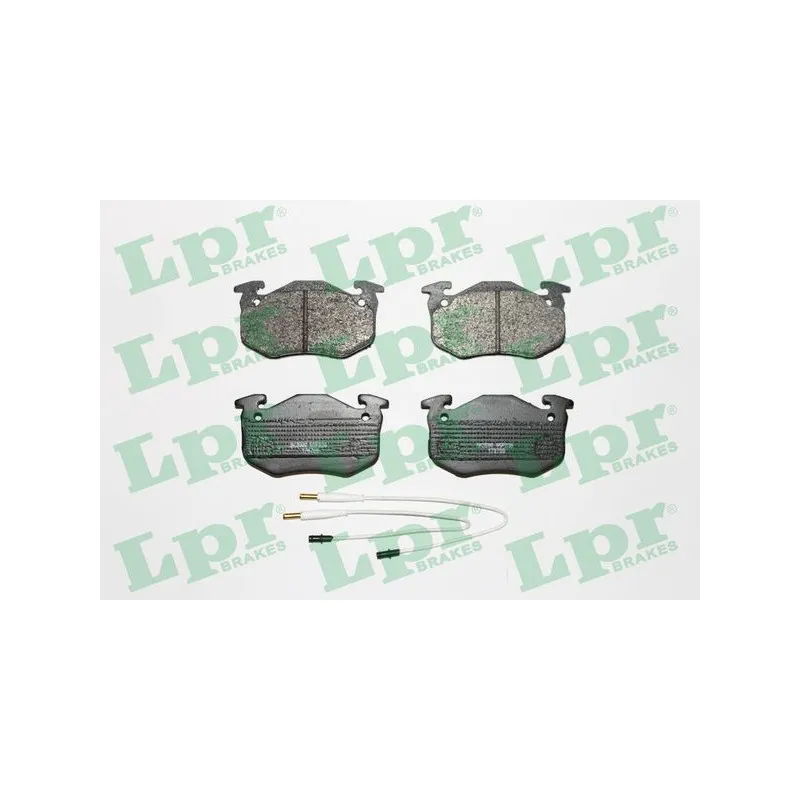 Jeu de 4 plaquettes de frein avant LPR 05P230