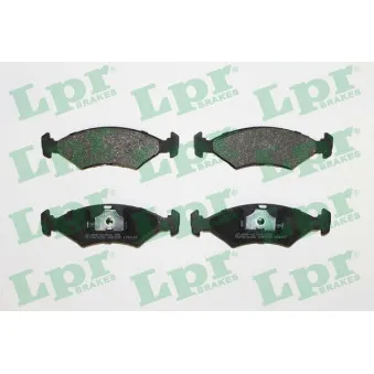 Jeu de 4 plaquettes de frein avant LPR 05P233