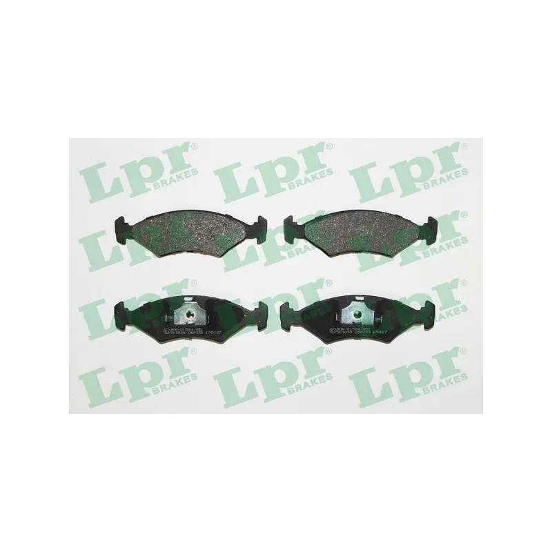 Jeu de 4 plaquettes de frein avant LPR 05P233