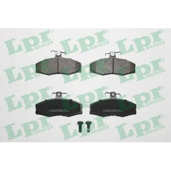 Jeu de 4 plaquettes de frein avant LPR 05P234