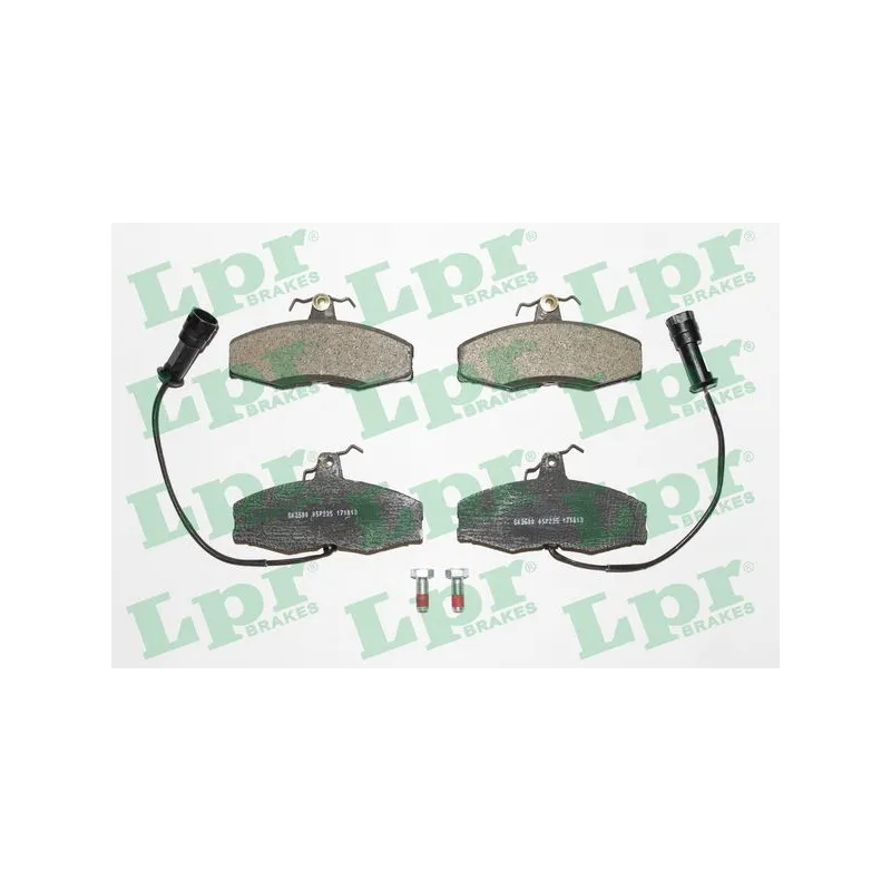 Jeu de 4 plaquettes de frein avant LPR 05P235