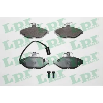 Jeu de 4 plaquettes de frein avant LPR 05P236