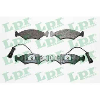 Jeu de 4 plaquettes de frein avant LPR 05P242