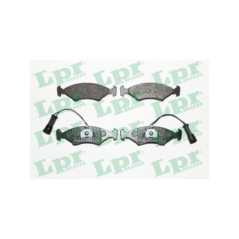 Jeu de 4 plaquettes de frein avant LPR 05P242