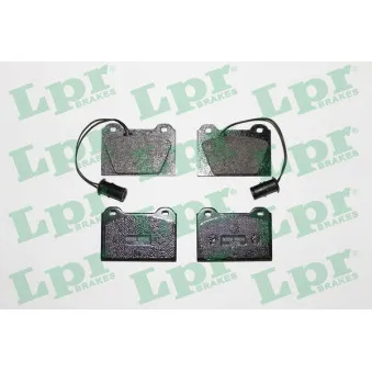 Jeu de 4 plaquettes de frein avant LPR 05P243