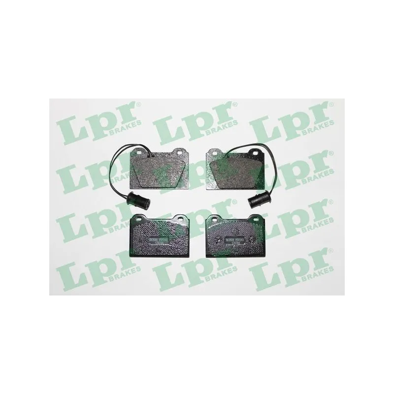 Jeu de 4 plaquettes de frein avant LPR 05P243