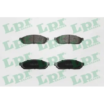 Jeu de 4 plaquettes de frein avant LPR 05P245