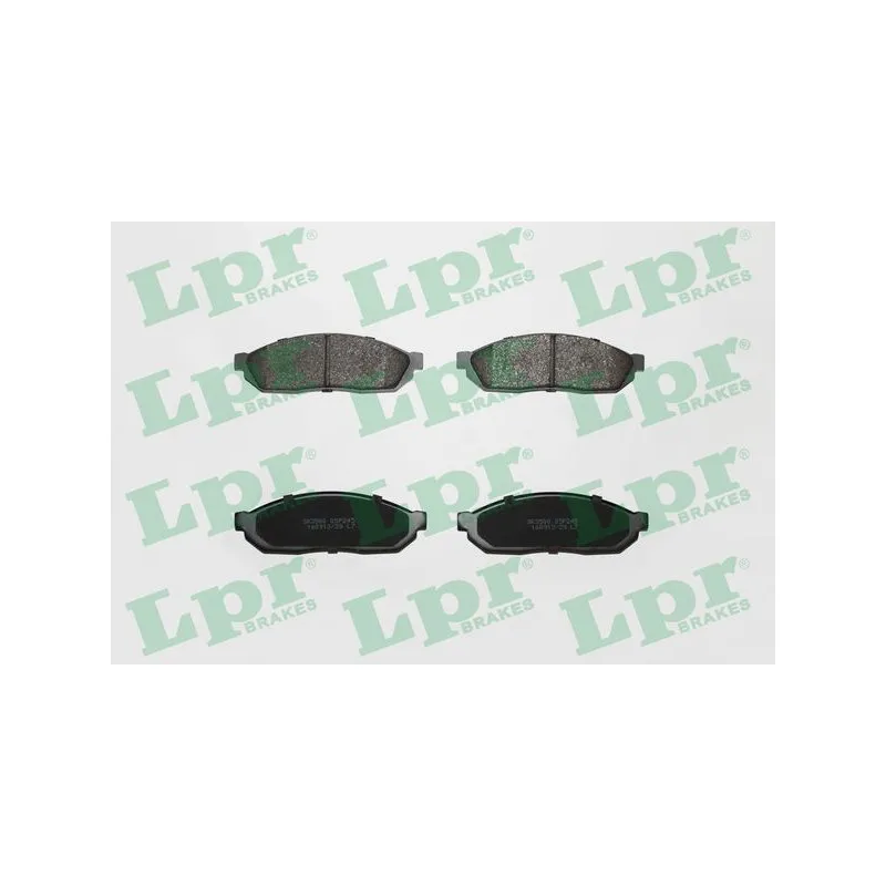 Jeu de 4 plaquettes de frein avant LPR 05P245