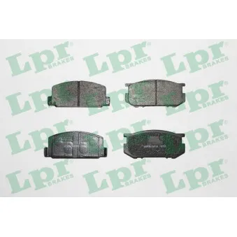 Jeu de 4 plaquettes de frein avant LPR 05P248
