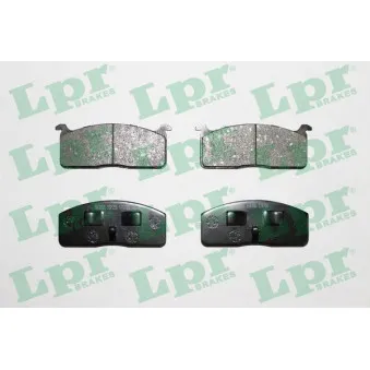 Jeu de 4 plaquettes de frein avant LPR 05P250