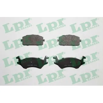 Jeu de 4 plaquettes de frein avant LPR 05P251