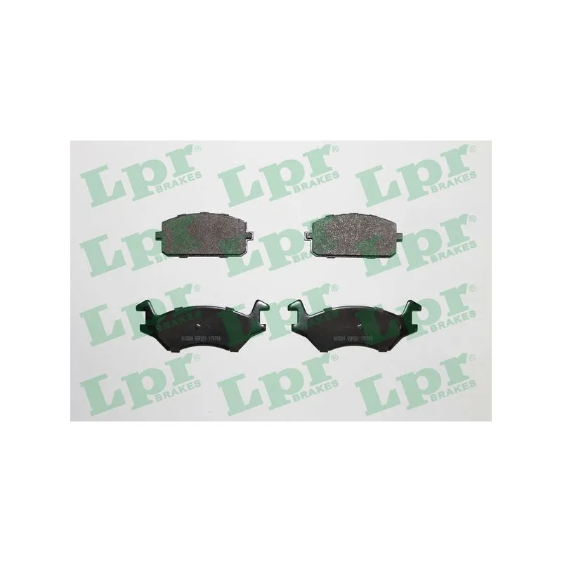 Jeu de 4 plaquettes de frein avant LPR 05P251