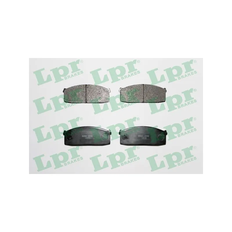Jeu de 4 plaquettes de frein avant LPR 05P252