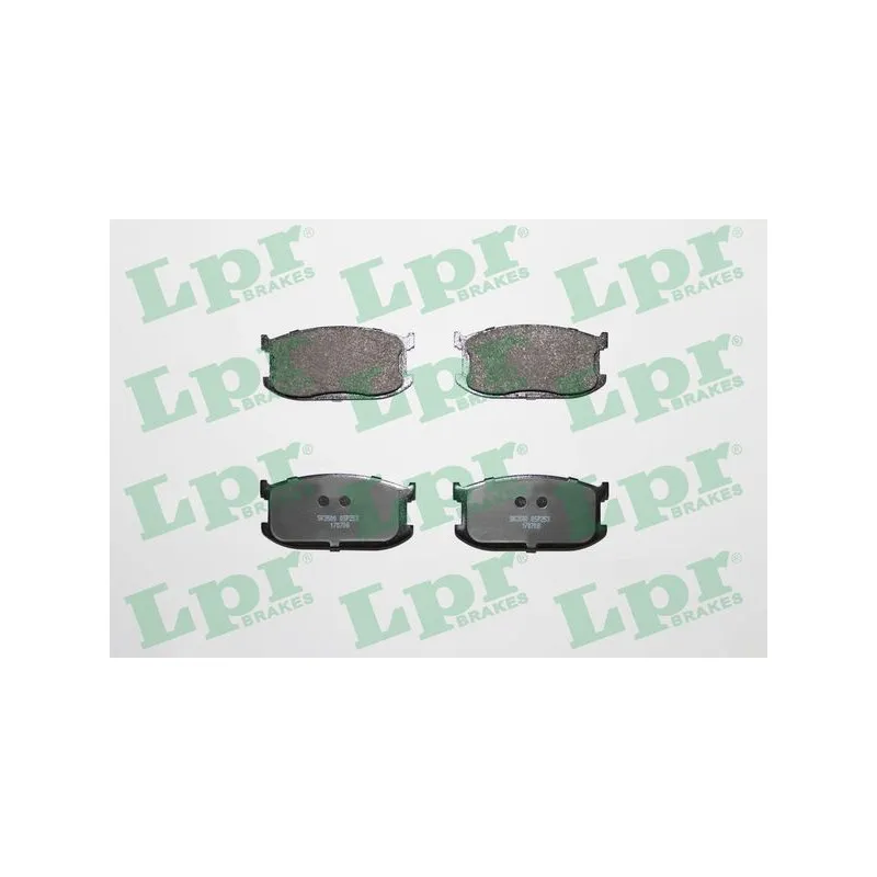 Jeu de 4 plaquettes de frein avant LPR 05P253