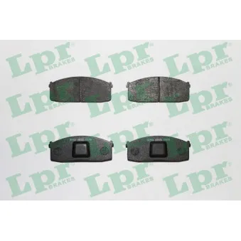 Jeu de 4 plaquettes de frein avant LPR 05P255