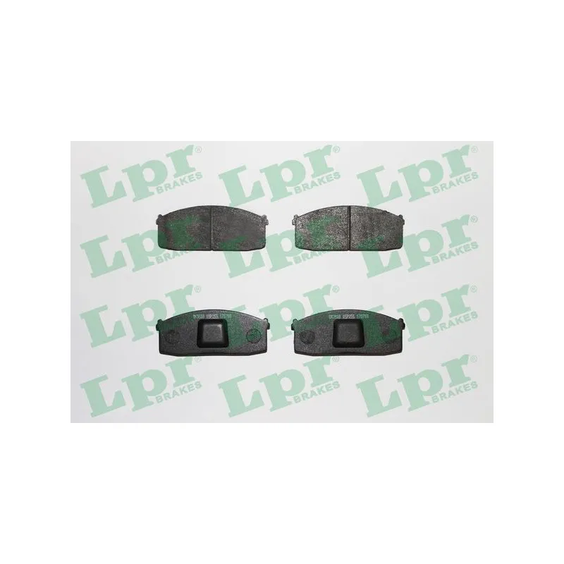 Jeu de 4 plaquettes de frein avant LPR 05P255