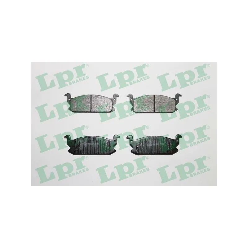 Jeu de 4 plaquettes de frein avant LPR 05P257