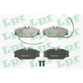 Jeu de 4 plaquettes de frein avant LPR 05P258