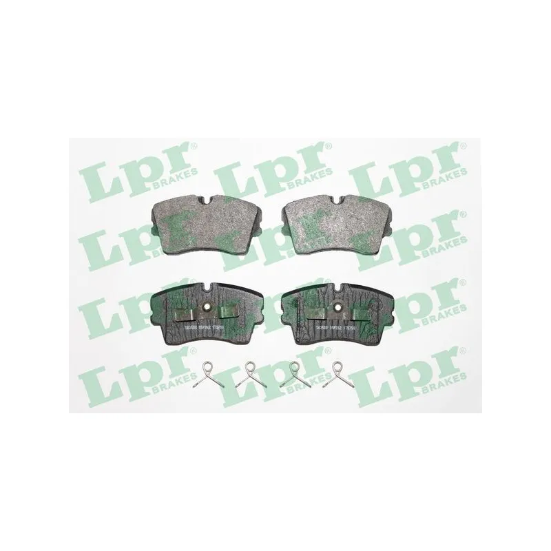 Jeu de 4 plaquettes de frein avant LPR 05P262