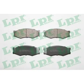 Jeu de 4 plaquettes de frein avant LPR 05P264