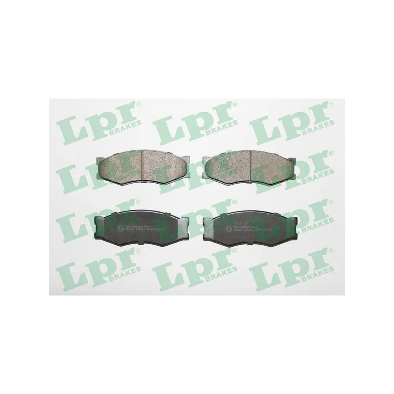 Jeu de 4 plaquettes de frein avant LPR 05P264